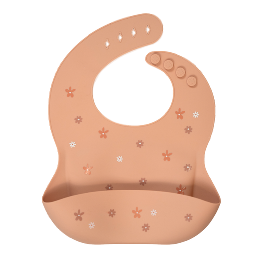 Daisy Silicone Baby Bib