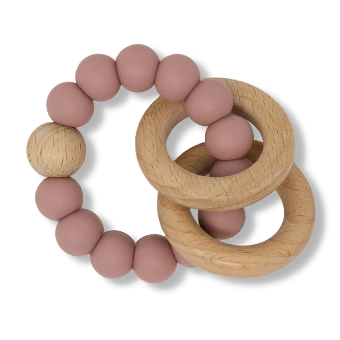The Silicone & Beech Wood Teether
