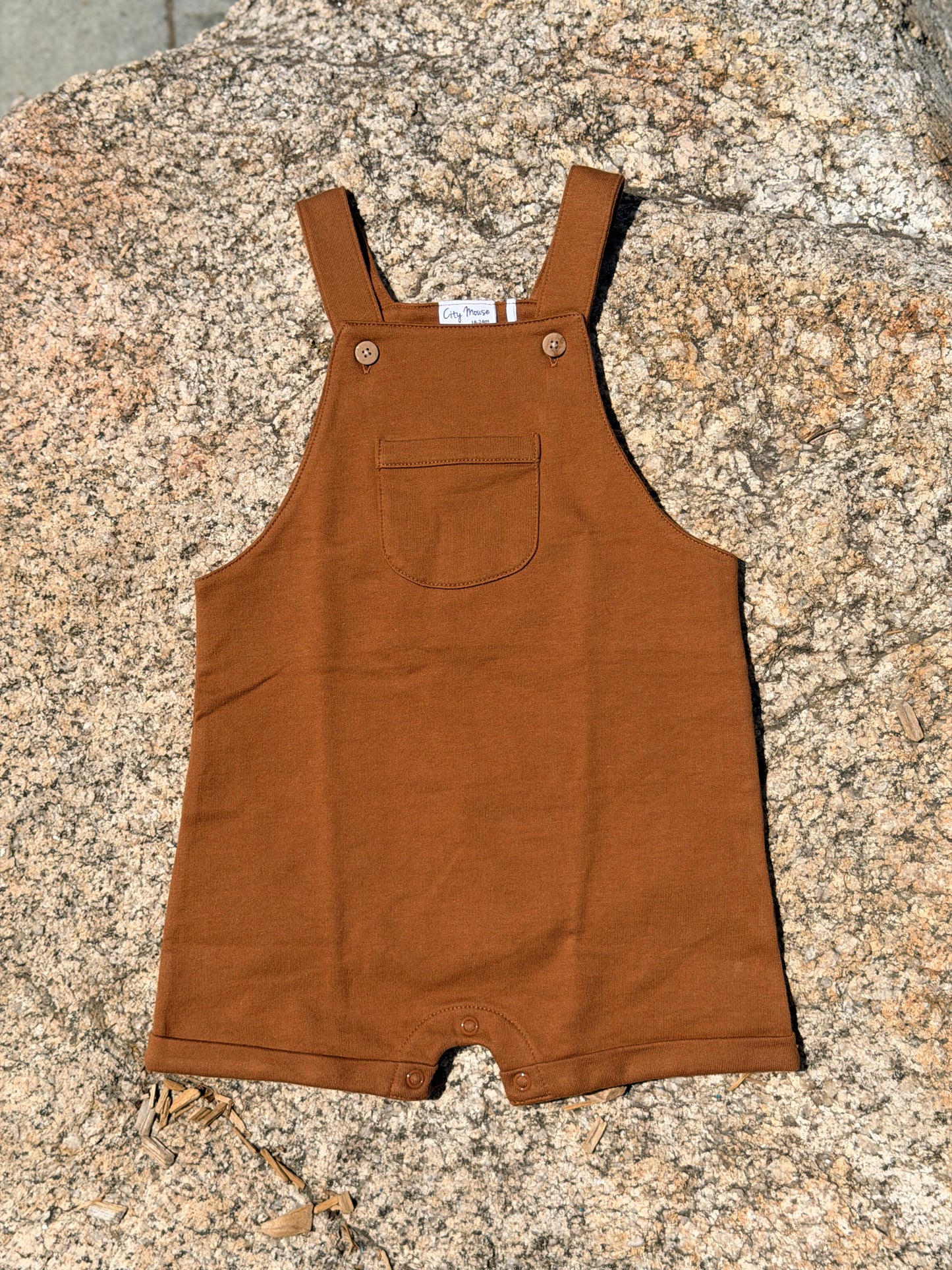 Baby Button Shortie Overall