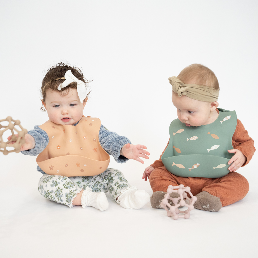 Daisy Silicone Baby Bib