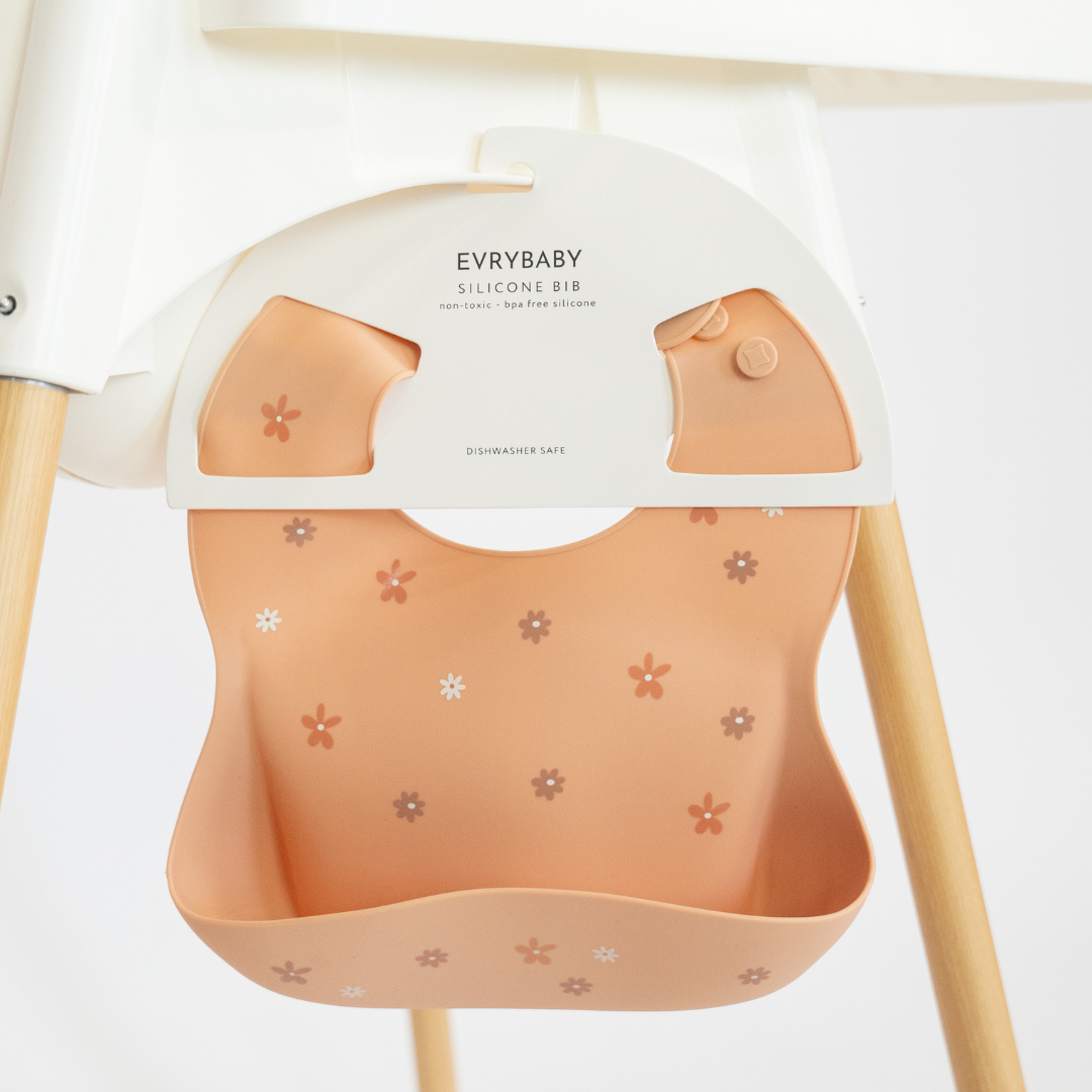 Daisy Silicone Baby Bib